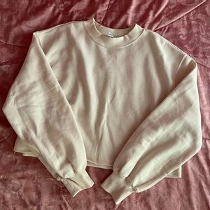 cream sweater | h&m